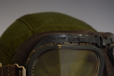 Lot 310 - Cold War era RAF British pilot's flight helmet