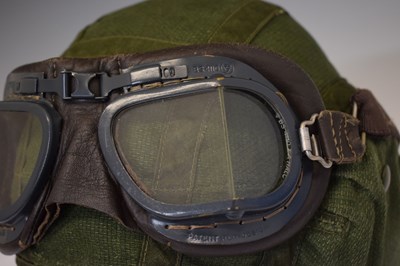 Lot 310 - Cold War era RAF British pilot's flight helmet