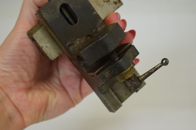 Lot 263 - Hand cranked compound watchmaker's slide lathe