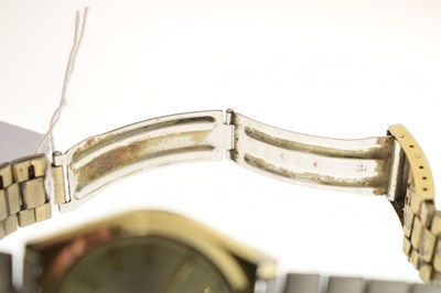 Lot 219 - Seiko - 5 two-tone bracelet watch