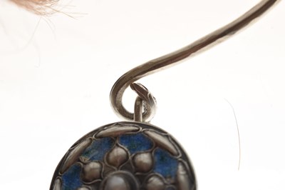 Lot 45 - Arts & Crafts enamel necklet - Jessie M King or Archibald Knox