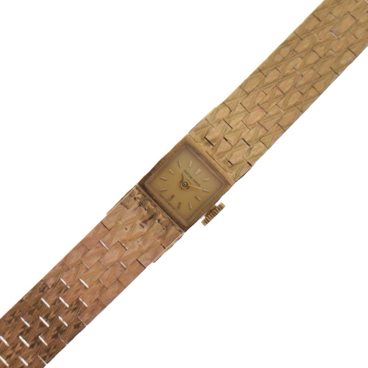 Lot Bueche-Girod - Lady's 1960s 9ct gold bracelet watch