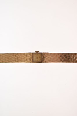 Lot Bueche-Girod - Lady's 1960s 9ct gold bracelet watch