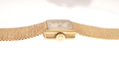 Lot Omega - Lady's 1960s 9ct gold bracelet watch