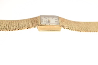 Lot Omega - Lady's 1960s 9ct gold bracelet watch