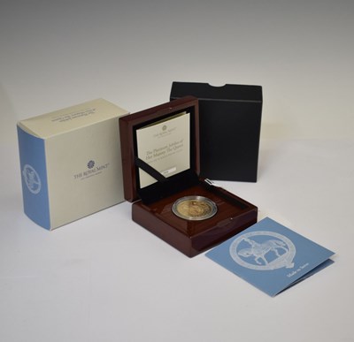 Lot Elizabeth II gold proof £5 coin, 2022, commemorating the Platinum Jubilee