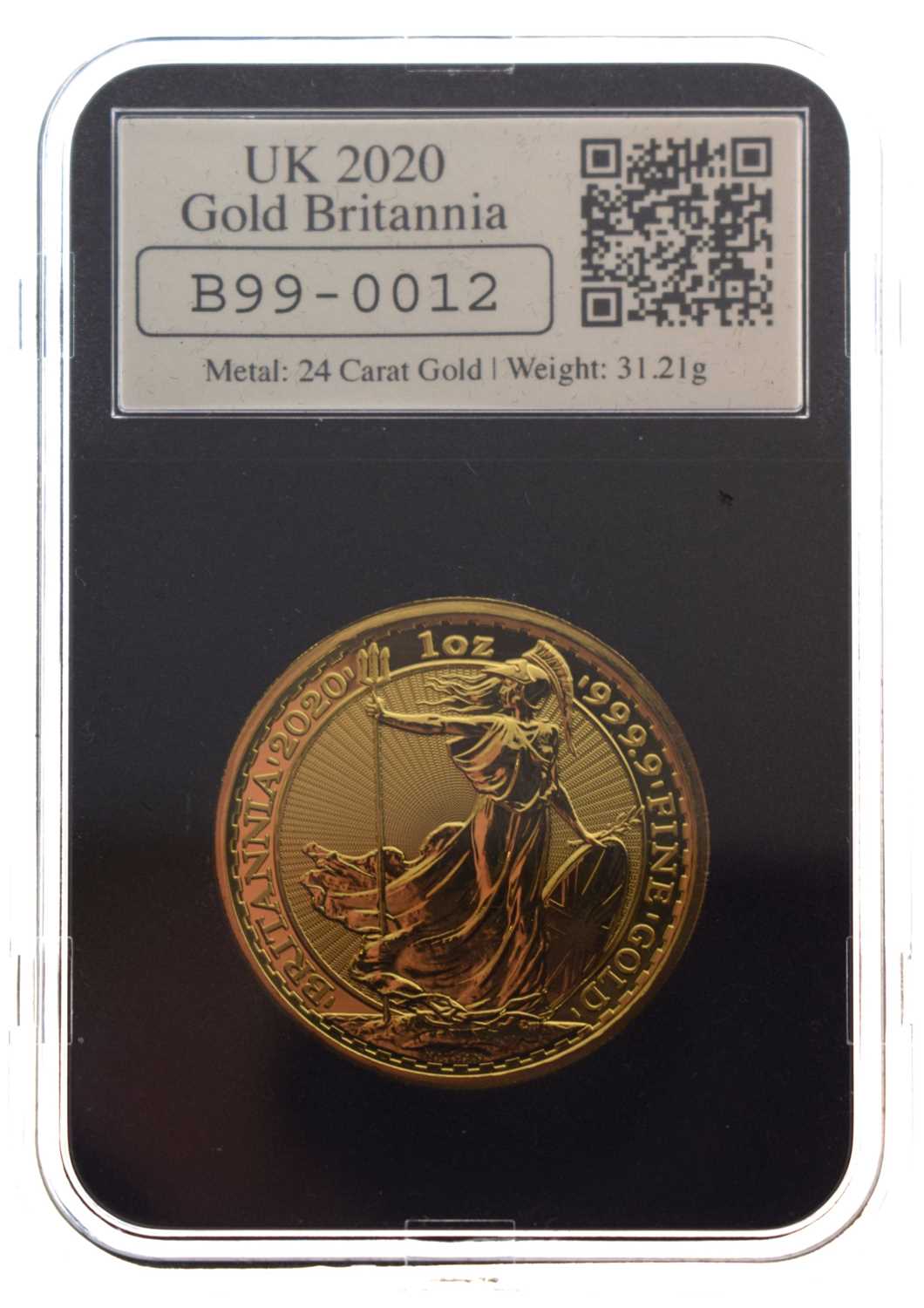 Lot Elizabeth II gold 1oz Britannia, 2020