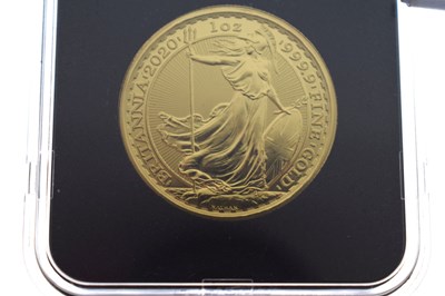 Lot Elizabeth II gold 1oz Britannia, 2020