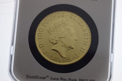 Lot Elizabeth II gold 1oz Britannia, 2020