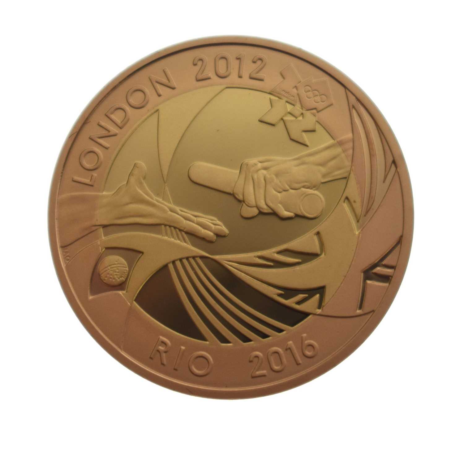 Lot Elizabeth II gold proof two-pound coin, 2016