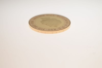 Lot Elizabeth II gold proof two-pound coin, 2016
