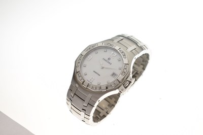 Lot Concord - Saratoga diamond-set stainless steel bracelet watch, ref. 14.C2.1894