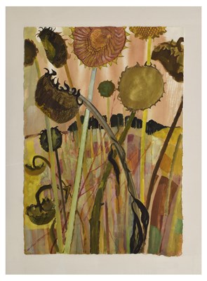 Lot Michael Chase (British, 1915-2001) - Watercolour - Sunflowers
