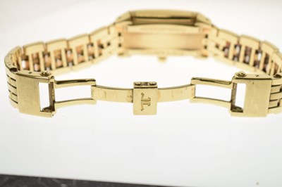 Lot Jaeger-LeCoultre - Reverso Gran' Sport 18ct gold bracelet watch, ref. 290.110.602