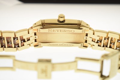 Lot Jaeger-LeCoultre - Reverso Gran' Sport 18ct gold bracelet watch, ref. 290.110.602