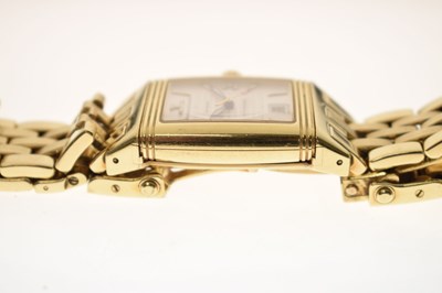 Lot Jaeger-LeCoultre - Reverso Gran' Sport 18ct gold bracelet watch, ref. 290.110.602