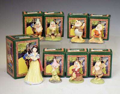 Lot 552 - Royal Doulton - Snow White and the Seven Dwarfs