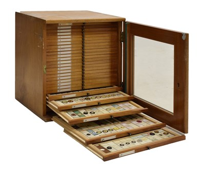 Lot 258 - Collection of approximately 950 Victorian and later prepared microscope slides
