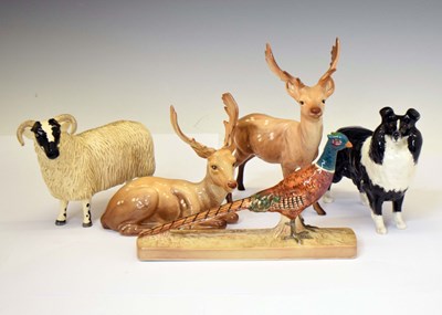 Lot 539 - Beswick - Collection of five animals