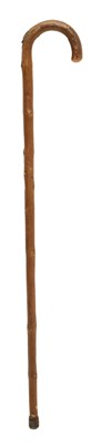 Lot 423 - Early 20th century horse measuring walking stick or cane