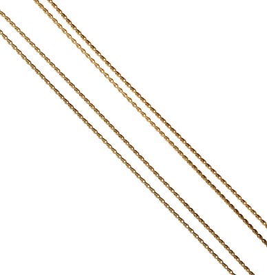 Lot 141 - 14ct gold fine s-link necklace