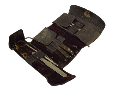 Lot 262 - Late Victorian pocket surgical instrument set by Arnold & Sons