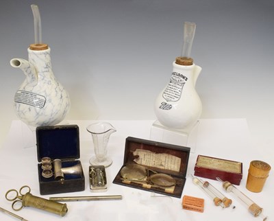 Lot 450 - Collection of early 20th century medical and pharmaceutical items