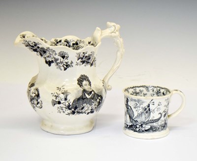 Lot 521 - 1832 REFORM BILL - Early 19th century political mug, etc