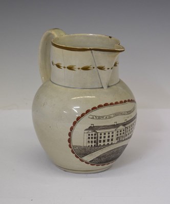 Lot Pearlware jug, circa 1800