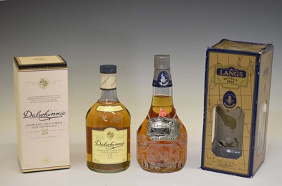 Lot 501 - Langs 'Select 1861' Scotch Whisky, and Dalwhinnie 15 year old single malt whisky
