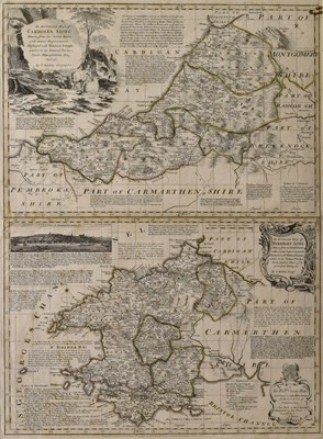 Lot 378 - Thomas Kitchin (1718-1784) - Two mid 18th century engraved Welsh county maps