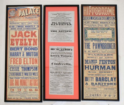 Lot 409 - Collection of vintage theatrical posters