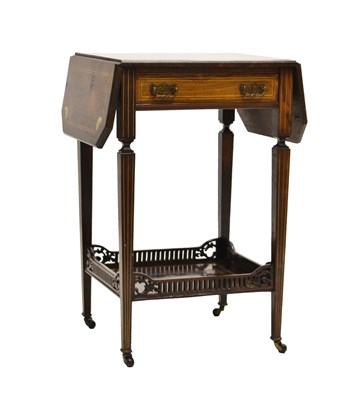 Lot 721 - James Shoolbred & Co. - Late Victorian or Edwardian rosewood occasional table