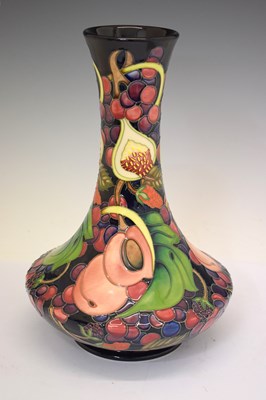 Lot 548 - Moorcroft Pottery - 'Queens Choice' pattern vase