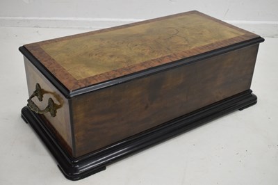 Lot Nicole Freres, Geneve - Late 19th century 'bells and drum in sight' musical box playing sixteen airs