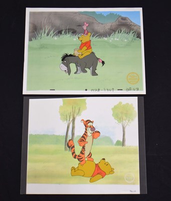 Lot 418 - Winnie the Pooh - Two Walt Disney serigraph cels