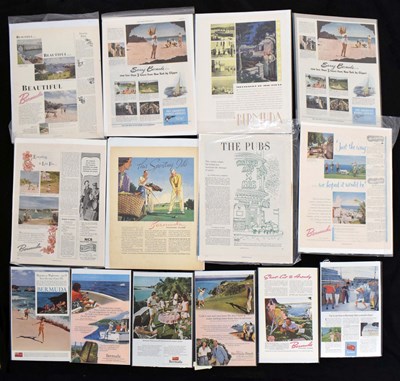 Lot 348 - Collection of mid 20th century printed ephemera relating to Bermuda