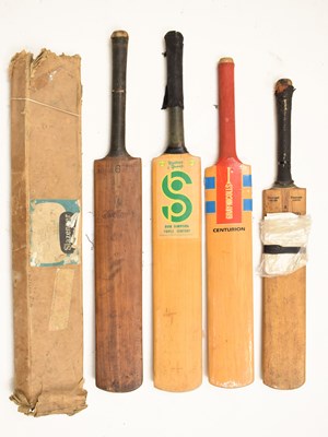 Lot 435 - Four vintage cricket bats