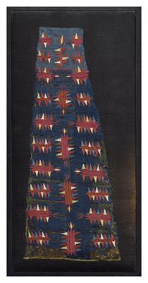 Lot 456 - Tekke Turkmenistan chyrpy (mantle) sleeve fragment