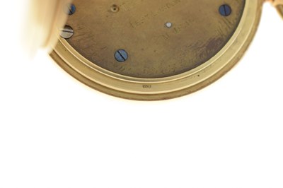 Lot George V 18ct gold cased pocket watch, J.W. Benson, London