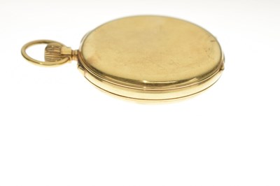 Lot George V 18ct gold cased pocket watch, J.W. Benson, London