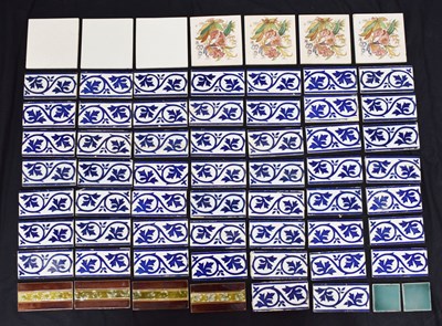 Lot 519 - Minton tiles, etc