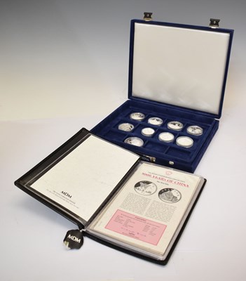 Lot 320 - Collection of silver Chinese coins from 'The Official Chinese Silver Commemorative Coins - 5000 Years of China' series