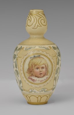 Lot 326 - Late 19th century Doulton Lambeth 'Carrara' ware vase