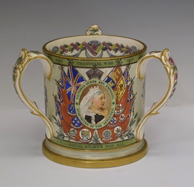 Lot 321 - Boer War Interest - Copeland tyg or loving cup