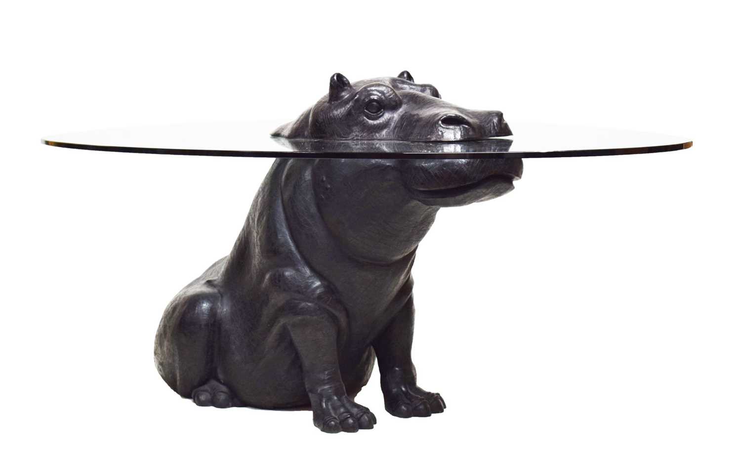 Lot 454 - Mark Stoddart Herbert (British, b. 1960) Limited edition patinated bronze dining table