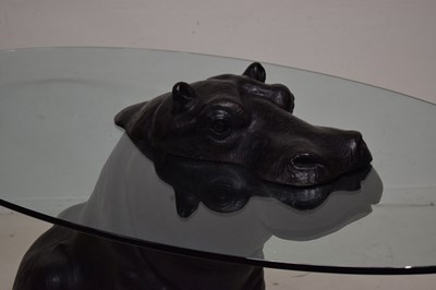Lot 454 - Mark Stoddart Herbert (British, b. 1960) Limited edition patinated bronze dining table