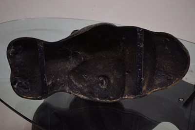 Lot 454 - Mark Stoddart Herbert (British, b. 1960) Limited edition patinated bronze dining table