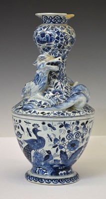 Lot 301 - Dutch Delft blue and white vase