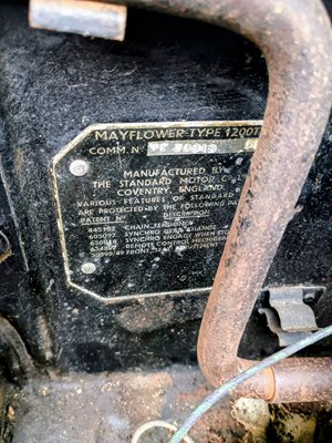 Lot 1 - 1953 Triumph Mayflower, Reg. No. PYA 755